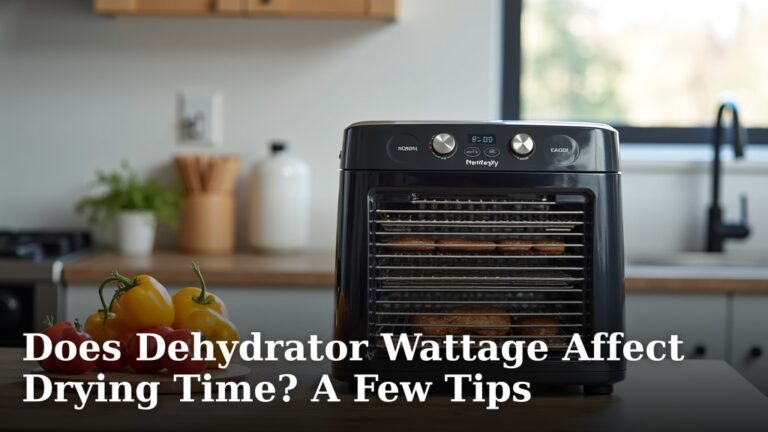 Does Dehydrator Wattage Affect Drying Time? A Few Tips
