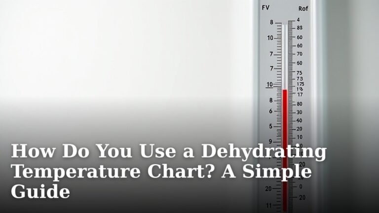 How Do You Use a Dehydrating Temperature Chart? A Simple Guide