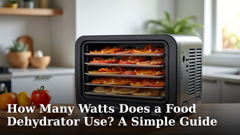 How Many Watts Does a Food Dehydrator Use? A Simple Guide