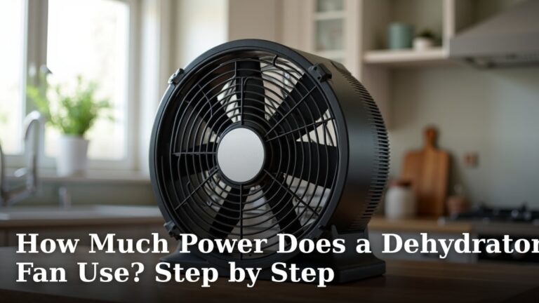 How Much Power Does a Dehydrator Fan Use? Step by Step