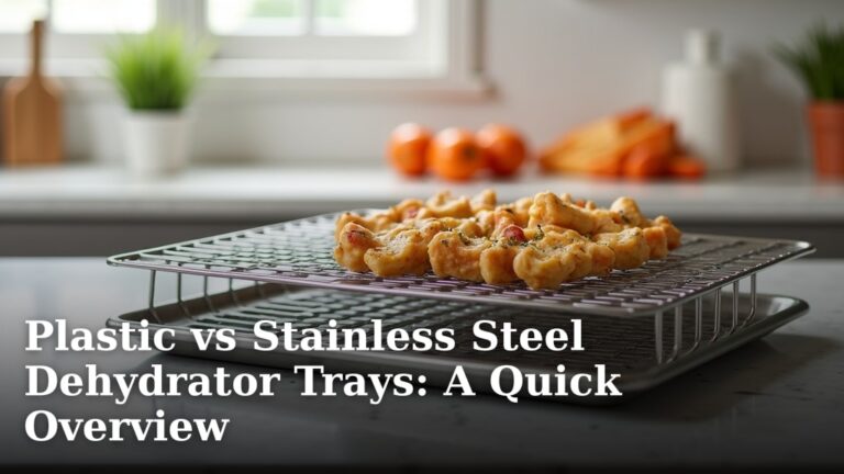 Plastic vs Stainless Steel Dehydrator Trays: A Quick Overview
