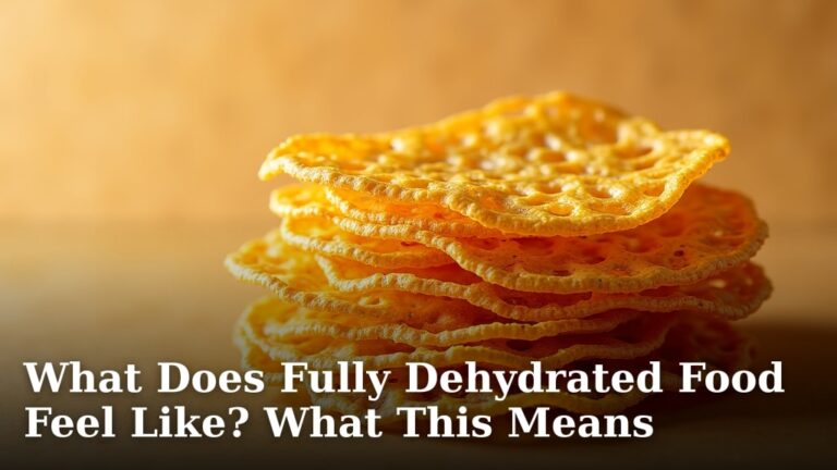 What Does Fully Dehydrated Food Feel Like? What This Means