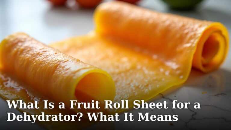 What Is a Fruit Roll Sheet for a Dehydrator? What It Means