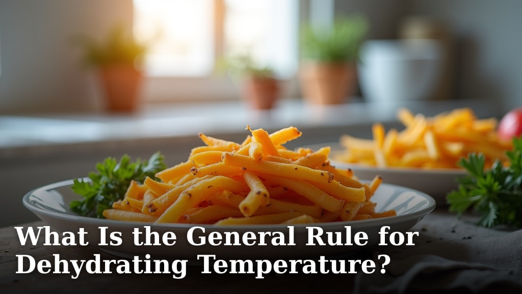 What Is the General Rule for Dehydrating Temperature?