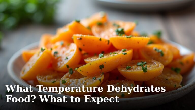 What Temperature Dehydrates Food? What to Expect