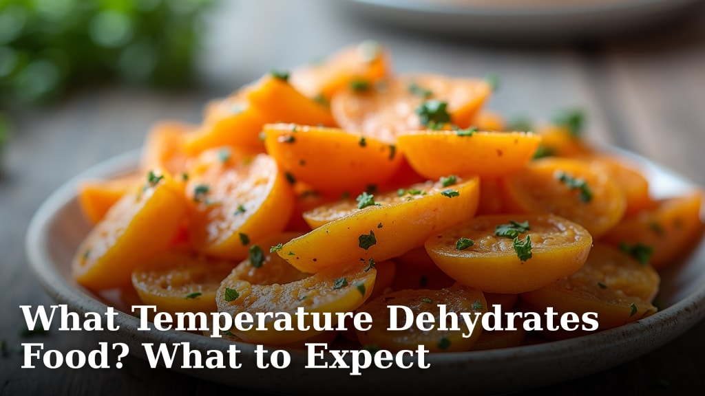 What Temperature Dehydrates Food? What to Expect