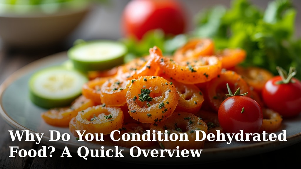 Why Do You Condition Dehydrated Food? A Quick Overview